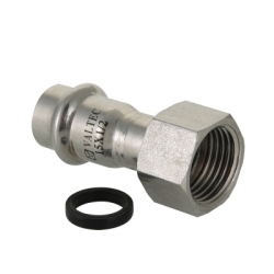 Соединитель с накидной гайкой нерж. сталь 35х1 1/4" Valtec