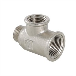 Тройник VALTEC, с переходом на нар. р. 1/2"х3/4"х3/4" вн.-вн.-нар.