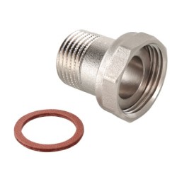 Полусгон прямой VALTEC с накидной гайкой, 1"x3/4"