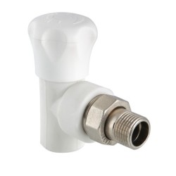 Клапан  полипропиленовый VALTEC для подключения радиатора угловой 20х1/2"
