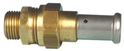 Соединитель прямой 16х3/4" НР   HENCO