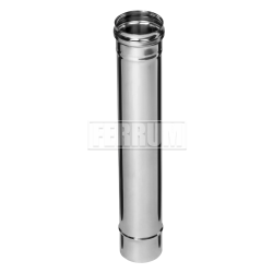 Дымоход Ferrum 0,5 м (430/0,5 мм) Ø125