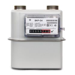 Счетчик газа ВКР G- 4 (G1 1/4) (110 мм) правый 2026г. (ТАУГАЗ)