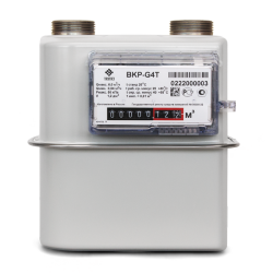 Счетчик газа ВКР G- 4T (G1 1/4) (110 мм) правый 2026г. (ТАУГАЗ)