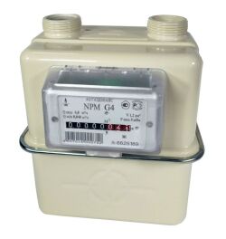 Счётчик газа NPM-G 4 (Москва-Италия) правый 2026г.